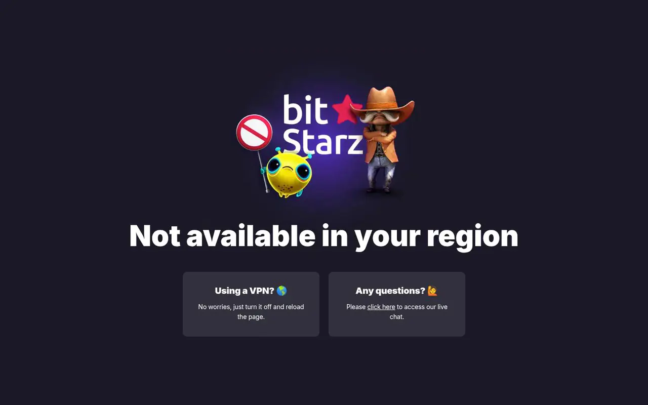 BitStarz homepage screenshot