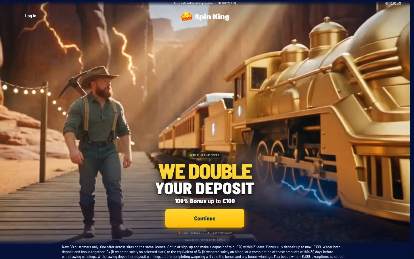 Spin King homepage